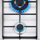 VEVOR Gas Cooktop 12 inch, Max 12250BTU 2 Burners Built-in Stainless Steel Gas Stove Top, LPG/NG Convertible Dual Fuel Natural Gas Hob with Thermocouple Protection for Outdoor, Kitchen, Camping, RV