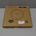 Wall Clocks Battery Operated, Retro Brown Coffee and Cup Silent Non Ticking Decorative Indoor Outdoor Wall Clocks for Living Room Kitchen Bedroom Bathroom 12"