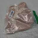 Girls Straw Hat with Flower Round Sunglasses, Summer Foldable Large Brim Sunflower Bowknot Beach Toddler Straw Sun Hat, 2-6T