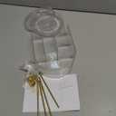 Makeup Organizer Countertop for Vanity, Rotating Perfume Tray with 5-compartment Cosmetic and Skincare Organizers, Multi-Purpose Desk Storage Makeup Brush Holder for Bathroom Bedroom Counter