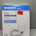 Round Toilet Seat with Built-In Toddler Training Seat