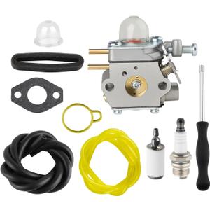 H2500 Carburetor for Hyper Tough Weed Eater H2500 H2510 H2520 25cc 2 cycle String Trimmer Parts MTD 753-06423 Carburetor