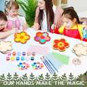 Czlotyh 12 Pack Bird Feeder Craft Kits for Kids Wood Painting DIY Your Own Unfinished Wooden Ornaments Gifts for Nature Loving Kids