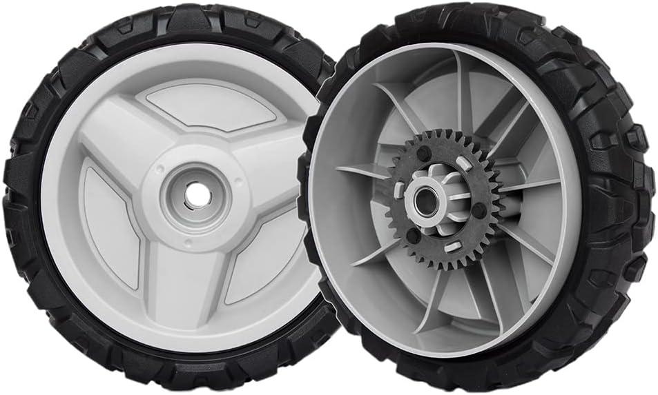 2 Pack Lawn Mower Drive Wheels Replace Husqvarna 580365301 8 inch wheel