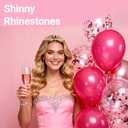 2 x 5Pcs Birthday Decorations with Crown Tiara, Sash, Cake Topper, Candle and Number Balloon for Gifts, 90th Birthday Gifts for Her
