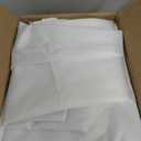 Fitable 8 Pack Round Tablecloths: Stain Resistant Wrinkle Free Circle Table Clothes, Washable Reusable Polyester Table Covers for Wedding Party Birthday Banquet Reception(White, 84 Inch)