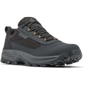 Columbia Men's Transverse Hike Low, Black/ Stinger, 10