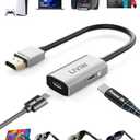 HDMI to USB C Adapter (4K@60Hz) Portable Monitor, AR Glasses XREAL One Air 2 Pro/VITURE Luma/RayNeo Air 3s/Rokid,HDMI Male(Source) to USB C Female(Display) Laptop,PS4/5,Xbox,Switch,ROG Ally,Steam Deck