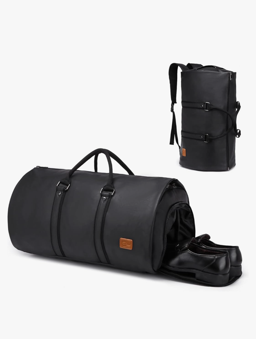 Convertible Travel Garment Bag,Carry on Garment Duffel Bag for Men Women - 2 in 1 Hanging Suitcase Suit Business Travel Bag