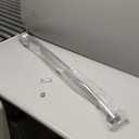 Moen Curved Adjustable Length Fixed Mount Single Shower Curtain Rod for Bathroom, Chrome Finish, CSR2160CH