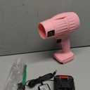 Air Blower Super Jet Fan, 1050W Car Dryer 150000 RPM with Stepless Speed, Handheld Turbo Dryer Blowers Replaceable Battery for Car Snow Removal(Pink)
