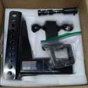 Adjustable Trailer Hitch -Drop Hitch-Tow Hitch FITS 2.5 inch Receiver-8inch Drop/Rise, 2" & 2-5/16" Ball Hitches for Trucks, 22,000 LBS GTW, Trailer Hitches with Anti-Theft Pin, Black