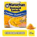 Maruchan Instant Lunch Ramen Noodles, Cheddar Cheese Flavor Japanese-Style Instant Noodle Soup, Easy Meal Ready in 3 Minutes 2.25 Oz. (12 Pack)