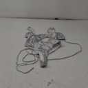 Cutout One Piece Swimsuit,Plunge High Cut Thong Sexy Monokini Bodysuit,Rave Outfit for Women Festival Pool Party (Small, Silver)