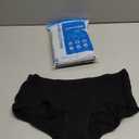 wirarpa Women's Underwear Cotton Hipster Panties Ladies Panties 6 Pack (Regular & Plus Size) (Large, Black)