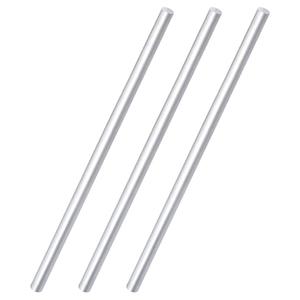 3 Pieces 1/2" Diameter Round Aluminum Rod,Long 13" 6061 Aluminum Round Bar,T6511 Solid Extruded,0.5" Diameter,for DIY Craft (1/2x13 inch, 3)