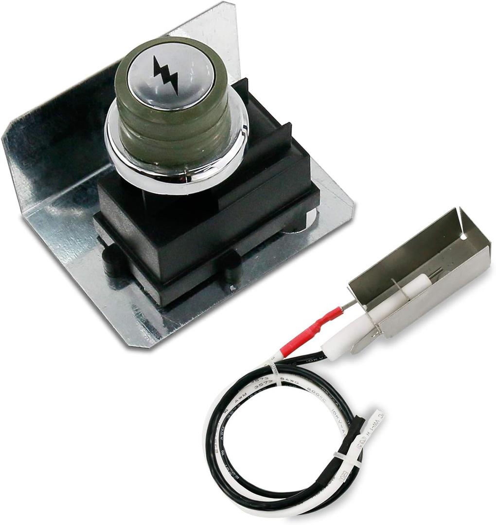 QuliMetal 67726 Igniter Kit for Weber Genesis 300 Series Grills with Side-Controls (2007), Battery Igniter Kit for Genesis E/S-310 E/S-320 with Metal Spark Box