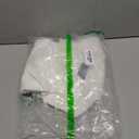 Mens Layered Shirt Waffle Longsleeve Cotton Faux 2-Piece Casual Pullover with Pocket  (Medium, White)