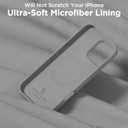 Magnetic for iPhone 16 Pro Case, Compatible with Magsafe, Suction Cup Phone Mount, 2 Screen Protectors - Camera Protector, Silicone Shockproof Protective Phone Cover 6.3", Gray