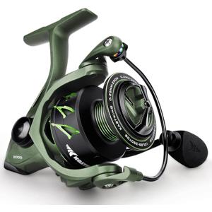 KastKing Spartacus II Spinning Fishing Reels for Saltwater & Freshwater
Max Drag: 22 lb, 7+1 BB, 12.5 oz, Graphite Frame, 5.2:1 Gear Ratio, Size 500 & 1000 Perfect for Ice Fishing
