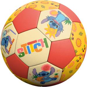 Soccer Ball 7 Inch for Kids 3+ Years Old, Ships Deflated, Disney Stitch Jr