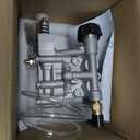 YAMATIC 3/4" Shaft Horizontal Pressure Washer Pump 3400 PSI 2.5 GPM Replacement Pump for Power Washer Compatible with Homelite, Troybilt, Simpson, Karcher, Honda GC160 GC190, AR RMV 2.5G30