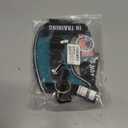 Essential Dog Harness with 3 Leash Clips - No-Pull, Adjustable, Comfortable Pet Vest Harness for Small to Large Dogs - Easy On, No Choke, Reflective, Padded Harness for Walking and Training (S(Neck:14-18",Chest:16-21"), Turquoise)