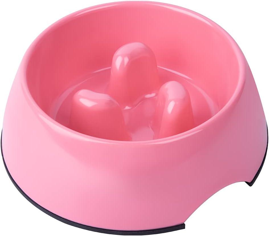 Super Design Slow Feeder Dog Bowl, 3 Cup, Non-Slip, Heat-Resistant, Sturdy, Dishwasher Safe, Suitable for Large Dogs