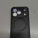 ESR for iPhone 17 Pro Case with Stash Stand, 7X Military-Grade Drop Protection with Camera Control, Shock-Absorbing Phone Rugged Cover, Compatible with MagSafe Accessories, Cyber Series, Black