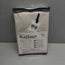 100% Blackout Shield Blackout Curtains for Bedroom 84 Inches Long, Back Tab/Rod Pocket Living Room Drapes, Thermal Insulated Blackout Curtains 2 Panels Set, 50" W x 84" L, Cream