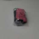 Real Essentials 4 Pack: Womens Athletic Dry-Fit Lounge Shorts with Zipper Pockets, Medium