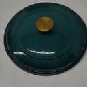 Mueller DuraCast 6 Quart Enameled Cast Iron Dutch Oven Pot with Lid, Heavy-Duty, Oven Safe up to 500 F & Across All Cooktops, Wedding Registry Ideas & Gifts, Emerald