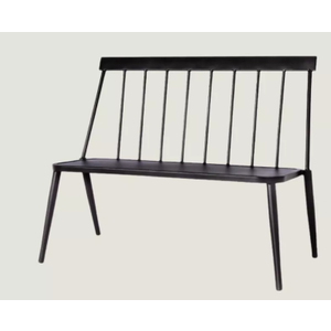 Metal Black Bench