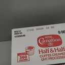 Nestle Carnation Coffee Creamer Half and Half, Made with Real Dairy, 0.304 fl oz Tubs (Pack of 360) Best Before Oct. 05, 2025