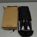 DARTMOOR Mini Folding Shovel High Carbon Steel, Portable Lightweight Outdoor Tactical Survival Foldable Mini Shovel, Entrenching Tool, Camping, Hiking, Digging, Backpacking, Car Emergency (18.1", Black)