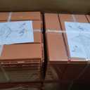Plastic Interlocking Deck Tiles, 36 Pack, 12"x12" Each, Khaki