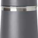 Tovolo Insulated Food Container 2 Quart Food Traveler Thermos for Hot Food and Cold Food Stainless Steel Double Wall Vacuum Insulated Spill Proof Airtight Lid Dishwasher Safe BPA Free Charcoal Gray