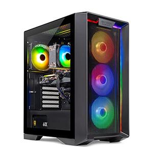 Skytech Gaming Nebula Gaming PC Desktop – Intel Core i5 13400F 2.5 GHz, NVIDIA RTX 3050, 1TB NVME SSD, 16GB DDR4 RAM 3200, 600W Gold PSU, 11AC Wi-Fi, Windows 11 Home 64-bit,Black