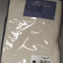 100% Blackout Shield Linen Blackout Curtains for Bedroom 84 Inches Long, Back Tab/Rod Pocket Living Room Drapes, Thermal Insulated Blackout Curtains 2 Panels Set, 50" W x 84" L, Cream