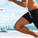 Comdecevis Mens Athletic Shorts Summer Shorts for Men Gifts Casual Golf Pants Bermudas para Hombres Black 3X-Large