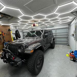 Updated Hexagon Garage Light: 79200LM Super Bright Hexagon Garage LED Light, 5000K Natural White, 72 Packs LED Light Car Detailing Ceiling Lights for Warehouse Basement Gym Barbershop Salon