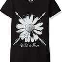 Fifth Sun Girls' Little Girls' Travel Inspired Graphic T-Shirt (10-12)