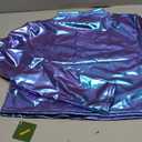 LOLANTA Metallic Dance Tops for Girls Long Sleeve Cropped Y2K Top Shiny Disco Streetwear Rave Party Festivals Costumes Size 11