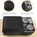 Center Console Organizer with Wireless Charger & LED Light