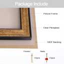 ArtXO 6x8 Picture Frames Brown: Antique Frames Display 8x6 Family Friends Photo for Home Wall Decor - Vinatge Vertical/Horizontal Wall Photo Frame 6x8