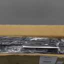 Delamu Over the Door Pantry Organizer, 6-Tier Metal Pantry Door Organization and Storage, Hanging Kitchen Basket Spice Rack Seasoning Shelves, Cabinet Door Organizer for Easy Install,D5xW18xH50inch (Black)