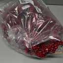 Christmas Red Pip Berry Garland, Artificial Red and Burgundy Berry Garland Decor for Winter Christmas Happy New Year Indoor Outdoor Home Fireplace Table Decorations(Mini Berry)-2PCS