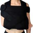New Soles Medical Arm Sling Shoulder Immobilizing Velpeau Bandage (Adult) (1 Count (Pack of 1))
