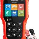 Car Battery Tester 6V 12V 24V VDIAGTOOL BT500, 5-3000 CCA Battery Load Tester, Starter Alternator Tester Automotive Charging Cranking System Analyzer for Car Truck Motorcycle SUV ATV Boat