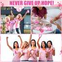 Eaasty 24 Sets Breast Cancer Awareness Gifts Bulk Pink Ribbon Breast Cancer Notepads and Ballpoint Pens Set Inspirational Gifts for Office Supplies Women Coworkers Nurses Volunteers Party Favors